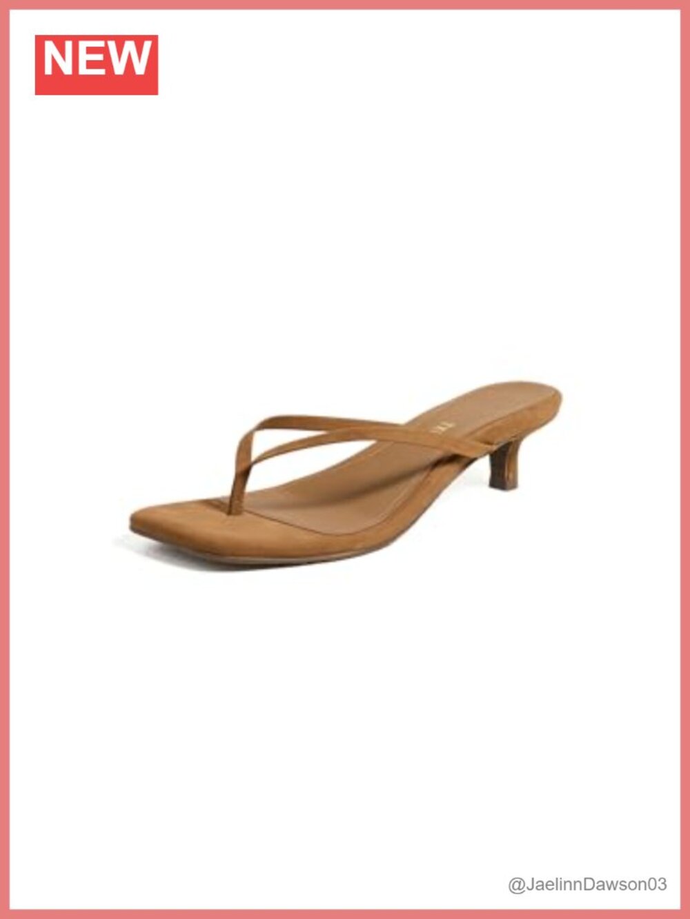 TKEES Women's Square Toe Julia Suede Sandals Kitten Heel Slingback Slip On